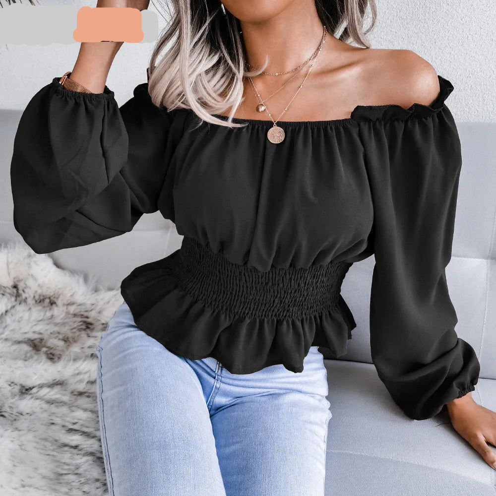 Blusa Feminina Manga Longa Cinturada Fany 5