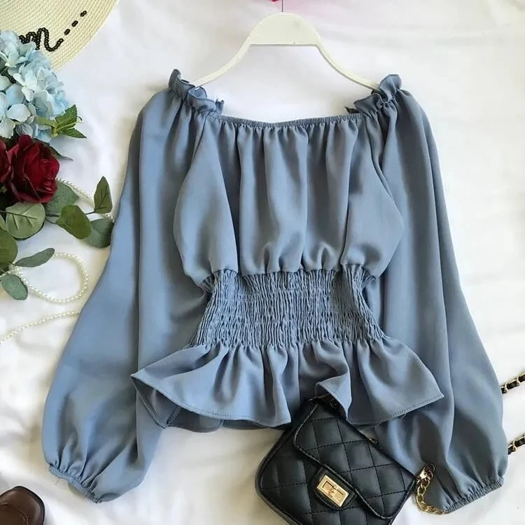 Blusa Feminina Manga Longa Cinturada Fany 8