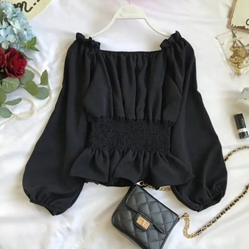Blusa Feminina Manga Longa Cinturada Fany 9