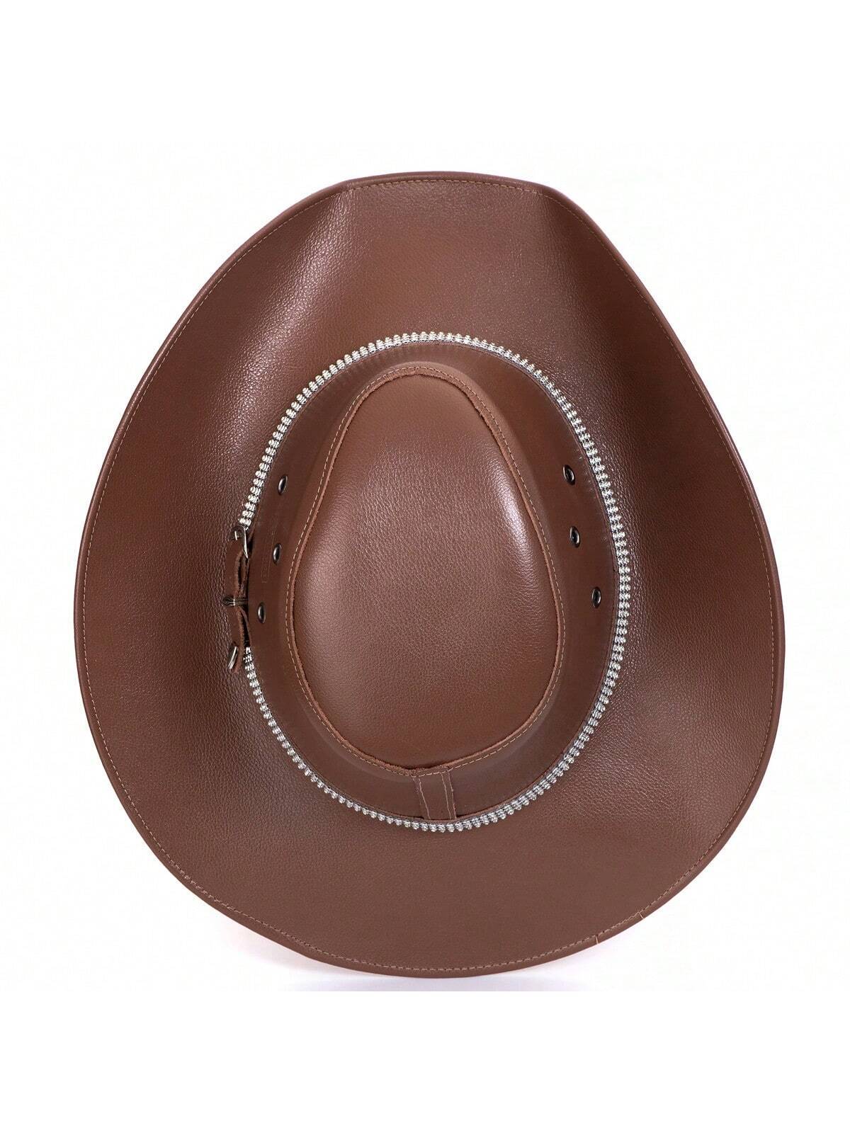 Chapéu Feminino Panamá Couro Elegante