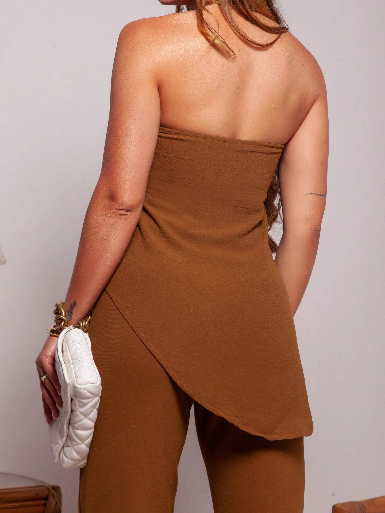 Conjunto Calça Pantalona Alfaiataria