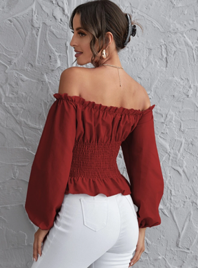 Blusa Feminina Manga Longa Cinturada Fany 2