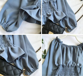 Blusa Feminina Manga Longa Cinturada Fany 7
