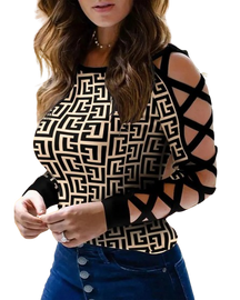 Blusa Feminina Manga Transpassada Cruzada Lateral 2