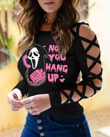 Blusa Feminina Manga Transpassada Cruzada Lateral 3