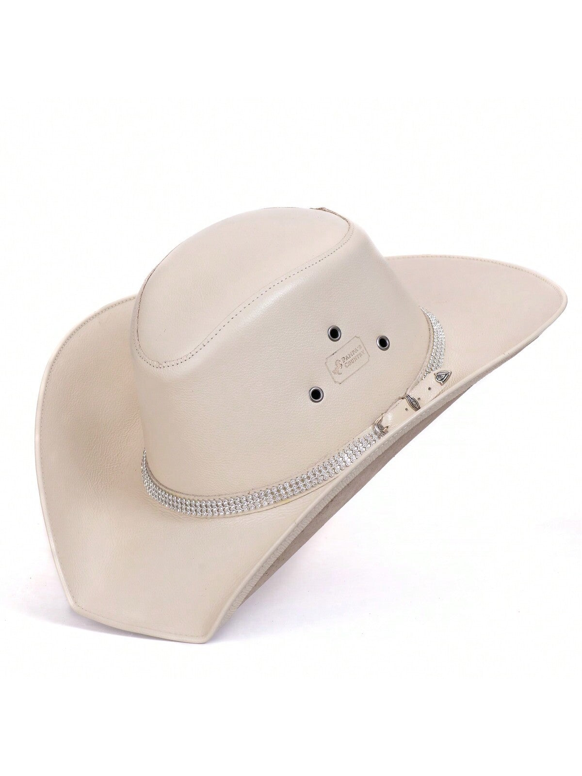 Chapéu Feminino Country Panamá Couro Elegante