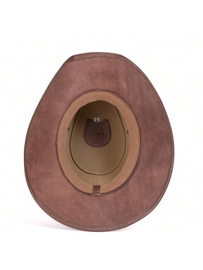 Chapéu Feminino Country Panamá Couro Elegante 5