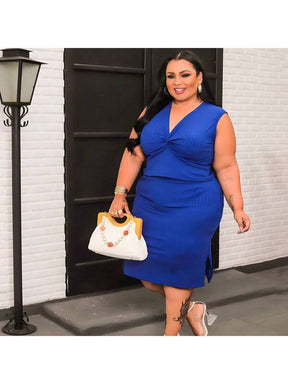 Conjunto Plus Size Saia e Cropped 1